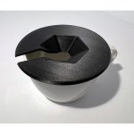 커피 머그컵 스플래시 스플래터 가드 스크린 1058 DESIGN 기타 1인분 양조기와 호환 블랙 Black : 이지베스트스토어
