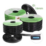 10-200M 16MM 드립 테이프 농업 관개 시스템 Soaker 호스 온실 농장 급수 에미 터 도저 간격 10-40CM : 구대난다