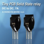 소형 미니 PCB SSR 솔리드 스테이트 릴레이, dc to 5V 12V 7A : 원큐무역
