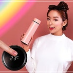 엠디디지탈 스텐 온도표시 스마트텀블러 500ml PW518D50 : 하니스토어06