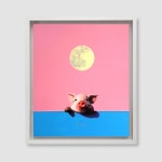[그림닷컴] Olivia over the wall - sky blue wall (10호), 송형노 작가 원화 : 그림닷컴