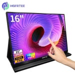 DiEU 터치 스크린 휴대용 모니터, VESA 홀 IPS 패널, 100% SRGB 300cd/m2 PC 게임 확장 디스플레이, 16/15.6/14 인치 : DIEU종합쇼핑몰투