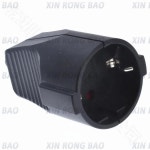 슈코 플러그 전원 코드 유선 케이블 소켓, 남성 여성 어셈블리 소켓, 흰색 소켓, 프랑스 러시아, 한국, 독일, EU, 250V : 해빛물류