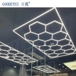 차고용 LED 육각 조명 작업장 체육관 사무실 슈퍼마켓 네온 사인 조명 앰비언트 램프 직송 : 오로라베이24
