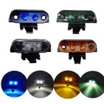 볼보 트럭 부품 1 pcs 24 v 화이트 앰버 상단 램프 볼 보 fh13 (oem 821 blue : 씸즈샵