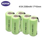 충전식 NI-MH 배터리 17430 4/5 A, Braun Oral-B 전동 칫솔용 용접 탭 포함, 4/5A, 1.2V, 2500mAh, 1-5 개 : 해빛물류