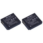 CGA-S005E S005 DMW-BCC12 배터리 및 LCD USB 충전기, 파나소닉 루믹스 DMC-LX1 LX2 LX3 FX3 후지 NP-70 DB60 용, 1500Mah, 2 : 해빛물류