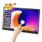 DiEU Xbox 스위치 노트북용 휴대용 터치스크린, 보조 디스플레이 컴퓨터 모니터, C타입 HDMI, 14 인치, 16 인치, FHD 1920x1200 16:10 IPS... 
