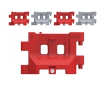 직선 회전 곡선 구간에 설치하는 관절형 방호벽 X 5개 : 엑스포몰