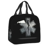 EMT STAR OF LIFE 여성용 보온 가방 휴대용 토트 학교 다기능 식품 상자 : HM.에이치엠글로벌