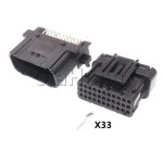 6188 4871 자동차 케이블 PCB 플러그 6189 7106 자동차 ECU 커넥터, 저전력 비밀봉 소켓, 1 세트, 33 웨이 스타터 : essenlogis
