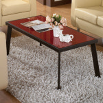 사이드테이블 실속 EUET023 유리 소파테이블 사무용가구 : 뉴플러스퍼니처