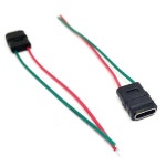 100pcs USB 3.1 연결 관 유형 C 8Pin 2 용접 철사 여성 방수 소켓 고무 반지 높은 현재 빠른 위탁 항구 : 에덱스2