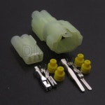 1 세트 2 웨이 6187-2801 자동차 역전 레이더 방수 와이어 하네스 소켓, 6187-2804 자동차 수 플러그 암 커넥터 : essenlogis