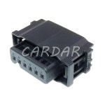 6 핀 0.6 시리즈 자동차 방수 소켓 자동 전기 커넥터, 자동차 플라스틱 하우징 플러그 872-665-001, 1 세트 : essenlogis