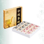 체스 세트 Xiangqi 보드 여행 나무 보드 게임 가족 가정용 야외 전략 게임 베이지 40 : 백호글로벌1