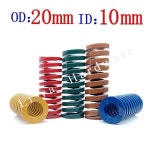 L20-100mm 나선형 스탬핑 압축 다이 용수철, 노란색, 외경 1 개 : 마켓 허비