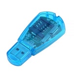 Shanrya USB SIM 카드 리더기, 휴대폰 SIM 카드 리더기 복사 데이터 교환 매일 사용 : 노마진  세일
