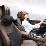 운전석 목받침 목쿠션+등받이 차동차 의자허리 차량용 허리 받침대세트 : 램코샵