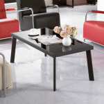 사이드테이블 실속 EUET023 유리 소파테이블 사무용가구 : 뉴플러스퍼니처