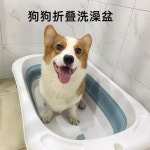 강아지접이식욕조 고양이 애견 목욕 폴딩목욕통 접이식 애견욕조 샤워 논슬립 폴더블 : 황금알 상점