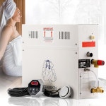 목욕사우나 SPA용 스팀샤워기 키트 9KW 아로마테라피 스팀헤드 자가 배수 시스템 LED 방수 컨트롤러 77131 가정용 ℉ : FLOWER GG