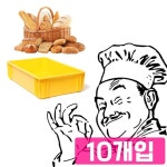 빵을 주로 담을 때 사용하는 27L 만능 상자 X 10개입 : cafe dream
