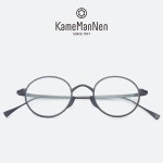 가메만넨 안경 KMN102 MBK 44size 여자 남자 티타늄 고도근시 작은 안경테 : 세컨아이즈