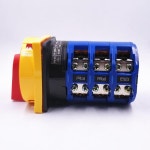 YMW26 LW26GS-125/04-3 전원 차단 로터리 캠 스위치 3 상 6 와이어 부하 브레이크 메인 제어 선택기 125A : 대건물류