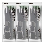 명진 오버핏 라텍스 고무장갑 그레이 소형 S 1개 : 두찐스토어