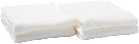 무인 양품 파일 직조 얇은 페이스 타올 오프 화이트 34×85cm 4장 세트 오가닉 코튼 건조가 빠른 44868065 : ViaFlap912