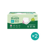 모나리자 스마일 비말차단용 데일리 마스크 KF-AD 대형 50매+50매 총100매(평판) 독일 더마(피부 저자극)테스트 최고등급 : 모나리자 본사직영몰