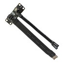 USB 3.2 3.1 2 세대 전면 패널 헤더, 고속 E 타입 수-C 타입 암 확장 케이블, 마더보드 FPV FPC 플랫 와이어, 10G : 대건물류