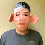 무대 졸업 사진 할로윈 마스크 저팔계 가면 : 스파이비