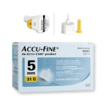 아큐파인 일회용 인슐린 펜니들 멸균 인슐린 주사침 31G 100개입 : 킴스 팩토리