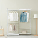 선반옷걸이 드레스룸 매장행거 옷방 시스템옷걸이 서랍형헹거 2단 : 리빙하우징