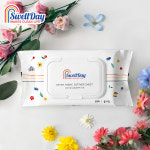 스웰데이 건조기 드라이 섬유유연제 시트 80매 베이비파우더향/정전기방지 섬유보호 : 스웰데이