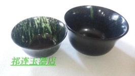 주천야광배 둔황 특산물 찻잔 쿵푸 찻잔 옥사발 천연 묵옥 자성 : Trend-mall