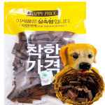 애견간식 소고기 절단져키 국산간식 강아지 대용량500g : 수제명가