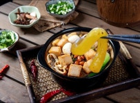 (농부마을 콩사랑) 국내생산  뉴진면 사천샤브면 88식품 마라탕 훠궈 샤브용 250g : 농부마을 콩사랑