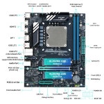 ERYING DIY 게이밍 PC 마더보드 세트, 코어 CPU 인터포저 i7 13700H 14C20T DDR5 RAM 데스크탑 컴퓨터 : 케이세븐홀딩스