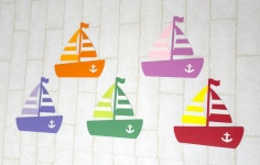 [둥실둥실 돛단배] 여름 환경판 환경구성 게시판꾸미기 유치원 어린이집 교실환경 : 아띠작업실