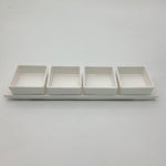 국산 그린메라민 매트 3칸 소스볼 받침 G-0533 업소용 멜라민 접시 그릇 G0533 : 온라인키친