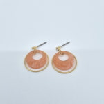 핸드메이드 호마이카링 귀걸이 : 써니원