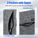 maamgic Mens 2 in 1 Running Shorts, 5 Gym Short with Zip Pockets, Quick Dry Workout Athletic Shorts : 세천마켓