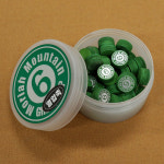 모리마운틴 6겹팁 열압축 그린 당구큐대팁 당구장팁 답브 : 금남당구재료