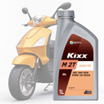 킥스 M 2T JASO FB kixx 2행정 오토바이 엔진오일 1L, 1개 : 카앤업공식몰