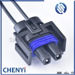 델파이 2 핀 1216 H1348-2P H1490-2P 자동 방수 커넥터 에어컨 압축기 와이어 하네스 플매트 카펫 매트 러그 GM 시보레 : 세용유통