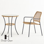 리벨라탄암체어B 인테리어 디자인 카페 커피숍 테라스 홈퍼니싱 야외의자 : 에이치디자인가구