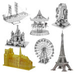 메탈웍스 3D 입체퍼즐 20종 모음 메탈블럭 나노블럭 : 브릭월드